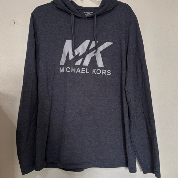 MICHAEL KORS DARK GRAY HOODIE - Picture 1 of 6